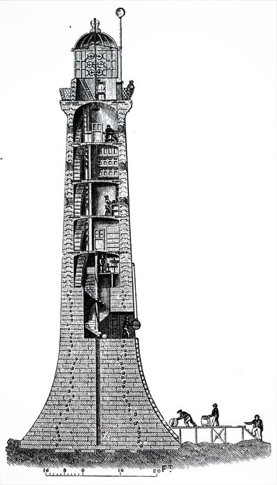 O Farol de Bell Rock. de Unbekannt