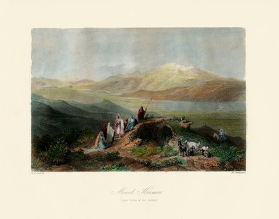 Terra Santa - Monte Hermon - Bíblia de Unbekannter Künstler