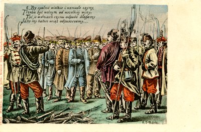 A revolta de janeiro de Unbekannter Künstler