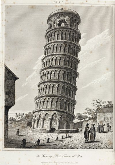 A torre de sino inclinada, em Pisa