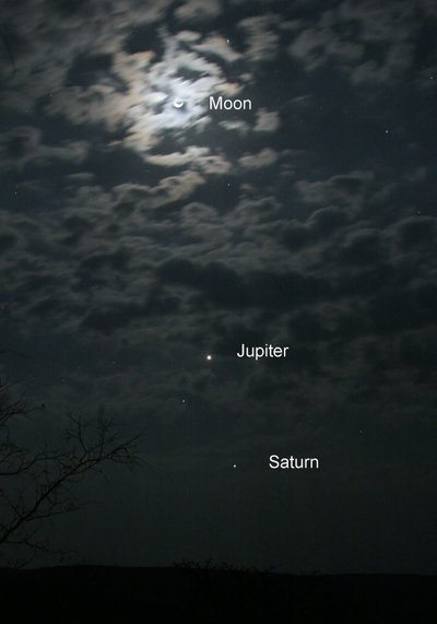 A Lua, Júpiter e Saturno, 2005 de Unbekannt