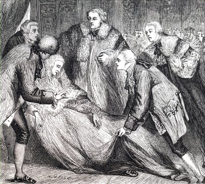 A morte de William Pitt. de Unbekannt