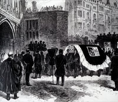 O funeral de Henry John Temple, 3º Visconde Palmerston. de Unbekannt