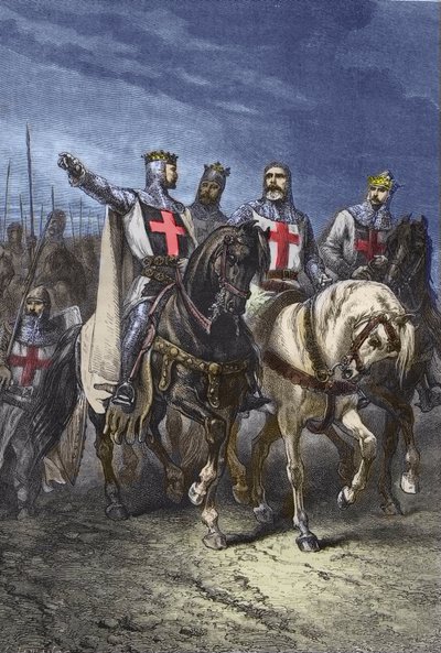 Os líderes da primeira cruzada: Godefroy de Bouillon de Unbekannt