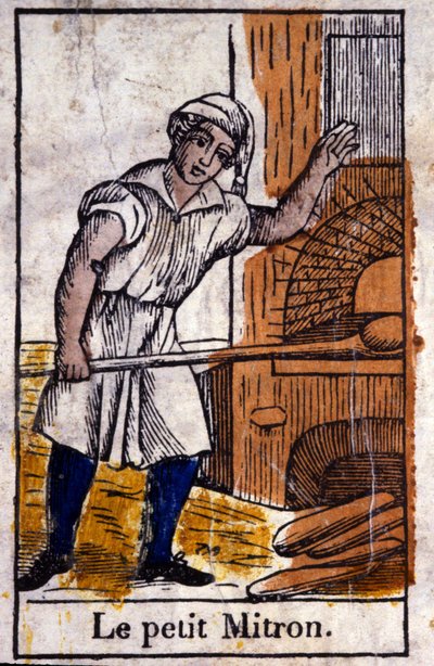 O menino da padaria, c.1850 (gravura) de Unbekannter Künstler