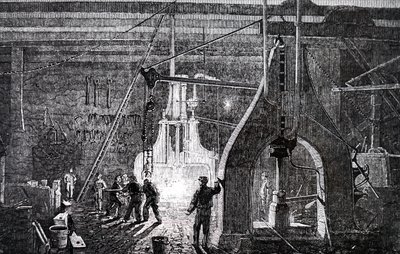 O chão de fábrica da Robert Stephenson and Company. de Unbekannt