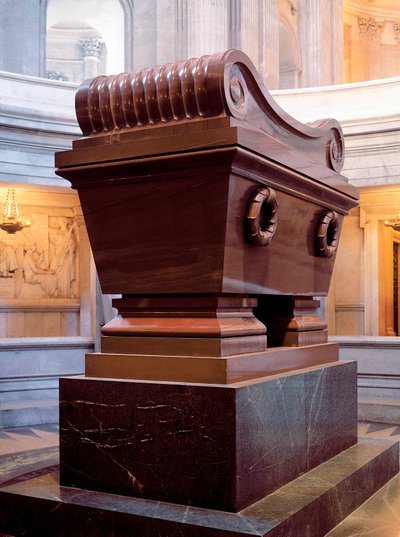 Túmulo do militar e imperador do francês Napoleão I Bonaparte (1769-1821). Paris. Os Inválidos. ©AISA/Leemage de Unbekannt
