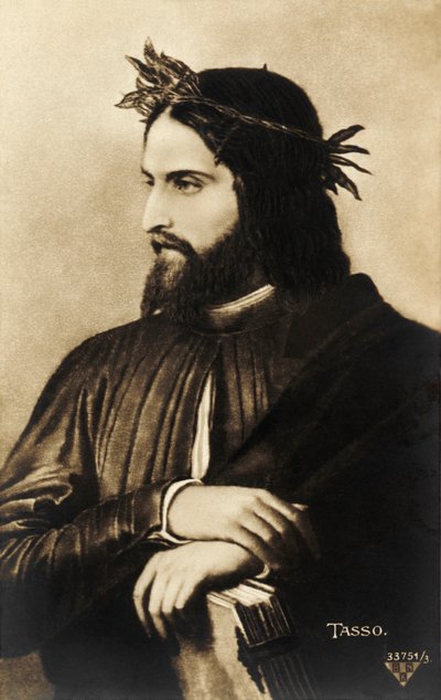 Torquato Tasso Retrato Italiano de Unbekannter Künstler