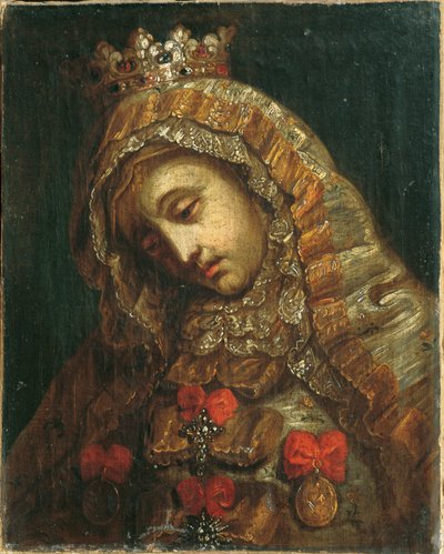 Mãe de Deus de luto de Unbekannter Künstler