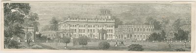 Trentham Hall: gravura em xilogravura, nd [ Meados do século XIX] de Unbekannt