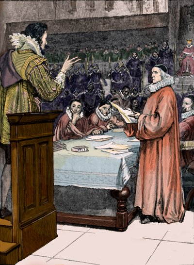 Julgamento de George Villiers de Unbekannter Künstler