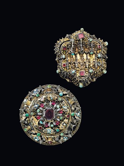 Duas rosetas mamárias, Sibiu, c.1675-1700 de Unbekannt