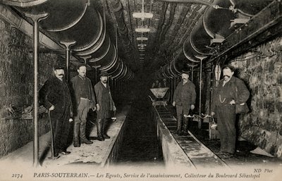Paris subterrânea - os esgotos de Unbekannter Künstler