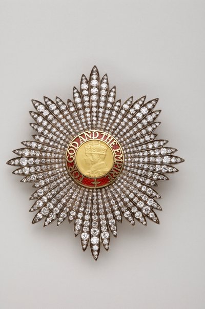 Reino Unido - Ordem do Império Britânico: placa do Cavaleiro da Grande Cruz - Feita por Spink & Son de Unbekannt