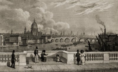 Vista da histórica Londres de Unbekannt