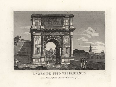 Vista do Arco de Tito, l