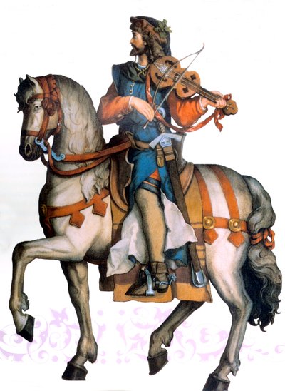 Walther von der Vogelweide, início do século XX (ilustração) de Unbekannter Künstler