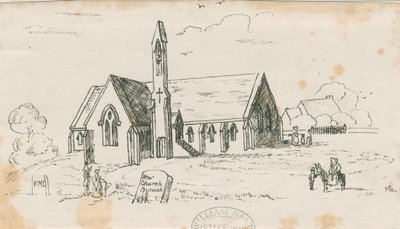Igreja de Walton-on-the-Hill [Nova]: litografia, nd [c 1840] de Unbekannt