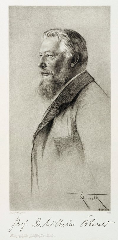 Wilhelm Ostwald, químico letão, c 1910 de Unbekannt