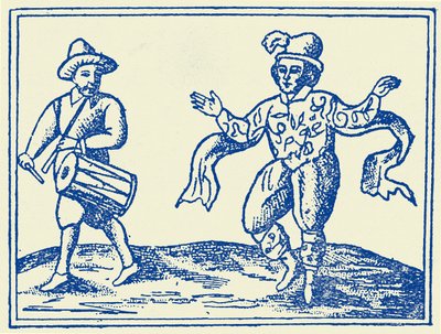 William Kempe a dançar o Morris de Unbekannter Künstler