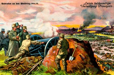 Primeira Guerra Mundial: Defesa austro-húngara de Przemyl de Unbekannter Künstler