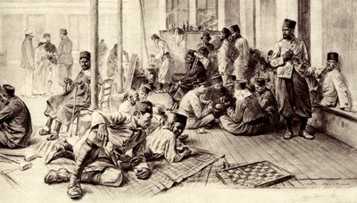 Primeira Guerra Mundial: Soldados africanos franceses em convalescença de Unbekannter Künstler
