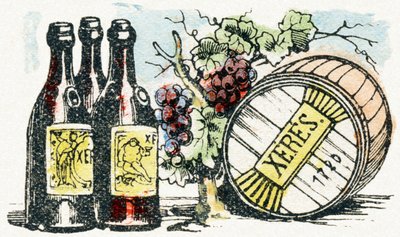 X - Xeres - Alfabeto de Entretenimento Infantil c.1890 (litografia) de Unbekannt