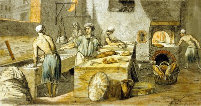 akery : o padeiro na padaria de Unbekannter Künstler