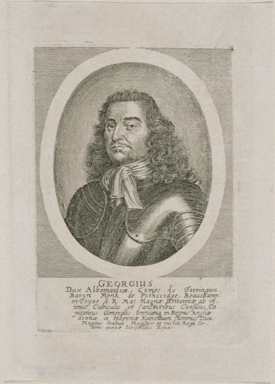 George Monk, Duque de Albemarle e Conde de Torrington de Unbekannter Stecher
