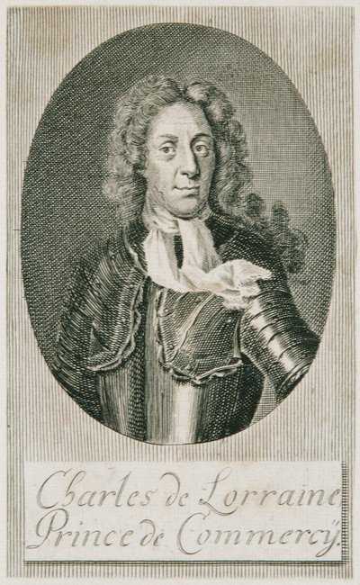 Charles V Leopold Duque de Lorena de Unbekannter Stecher