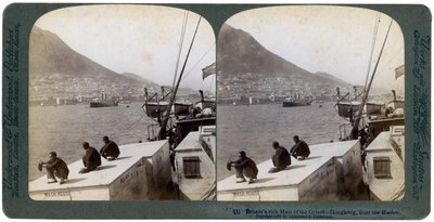 Hong Kong do porto, 1901 de Underwood and Underwood