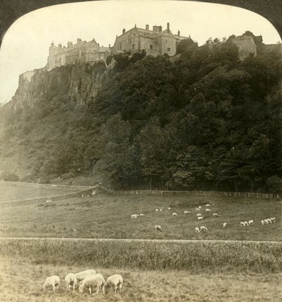 Castelo de Stirling, a sede dos reis dos velhos tempos ... Escócia, c1900. de Underwood and Underwood