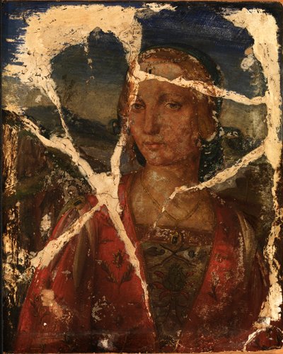 Cabeça de uma jovem mulher de Unidentified