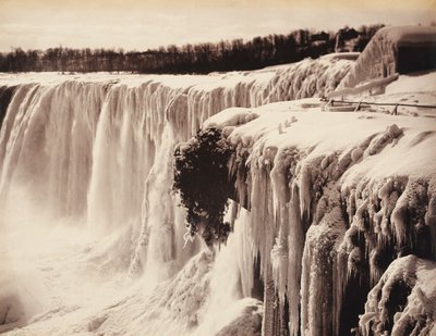 [Cataratas do Niágara, congeladas] de Unidentified