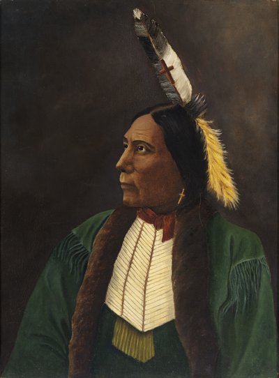 Retrato de um índio americano de Unidentified