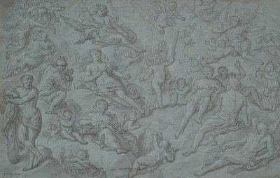 Assembleia dos Deuses e Hércules de Unknown