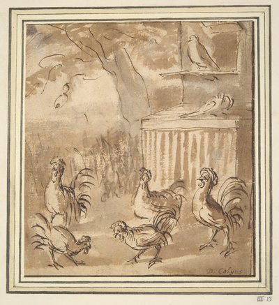 Galos e Pombos de Unknown