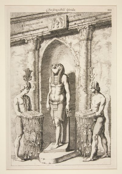 The Gotzenbild Osiridis [O Templo de Osiris]. de Unknown