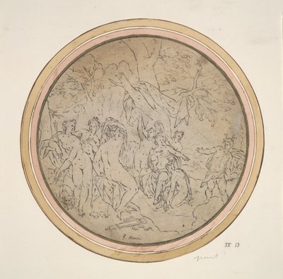 Diana e as suas ninfas surpreendidas por Actaeon de Unknown
