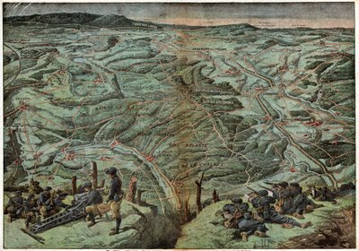 Front de lArgonne, 1916. Argonne battle, 1916. de Unknown