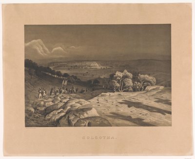 Gólgota (título original sobre o objecto) de Unknown
