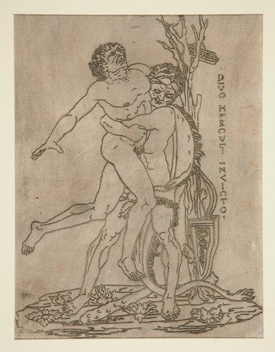 Hércules e Anteu de Unknown