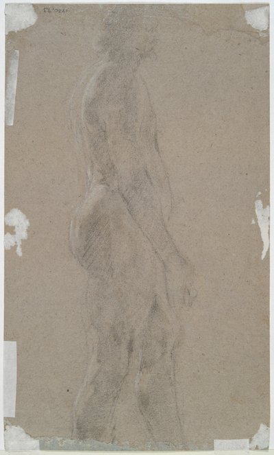 Nu Masculino (reto); Figura Masculina em Perfil (verso) de Unknown