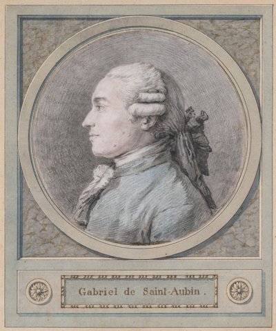 Retrato de um homem, dito ser o escultor Clodion (1738-1814) de Unknown