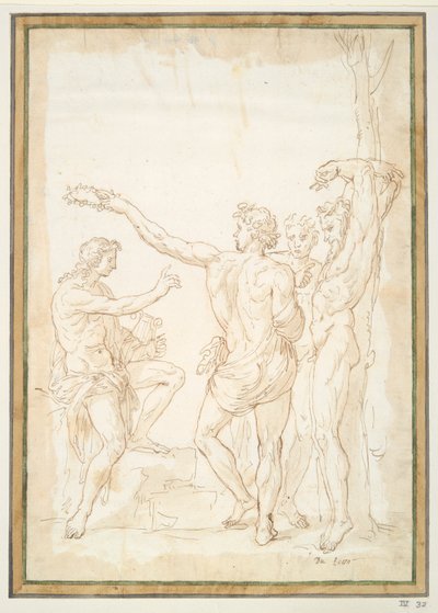 A vitória de Apolo sobre Marsyas de Unknown