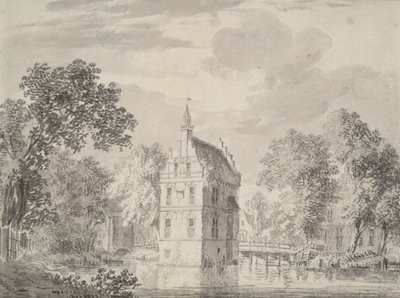 Vista do Castelo Crayestein, Holanda de Unknown