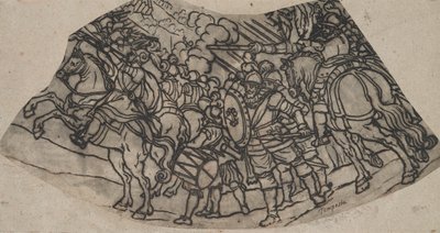 Guerreiros a cavalo de Unknown