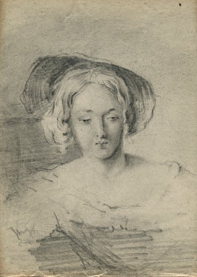 Mulher de chapéu de Unknown