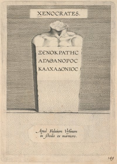 Xenócrates de Unknown