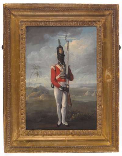 Um soldado raso do 8º Regimento das Índias Ocidentais de Unknown artist